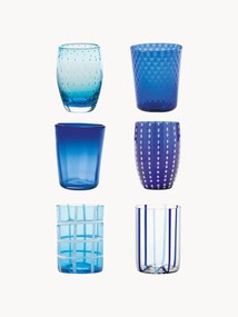 Copos artesanais Melting Pot, conjunto de 6