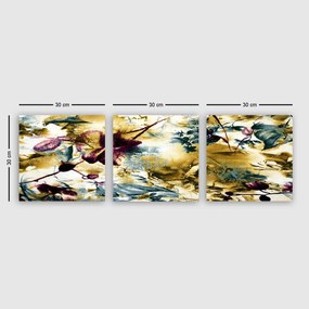 Pintura Decorativa em Tela P216207 – Multicolor – 30 x 90 cm