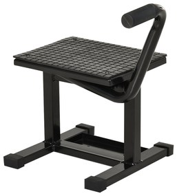 DURHAND HOMCOM Suporte Universal de Moto com Macaco Hidráulico Suporte de Oficina para Elevador de Motociclos Moto Todo Terreno Preto | Aosom Portugal