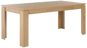 Mesa de jantar com efeito de madeira clara 180 x 90 cm VITON Beliani