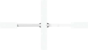 Pé de mesa de jantar em formato de aranha, branco, 120x68x(72-73) cm,