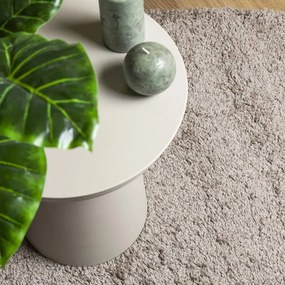 Tapete shaggy de pelo alto PAMPLONA 60x110 cm bege