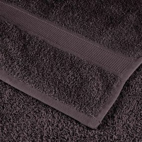 Toalhas de banho 10 pcs 100x150cm 360gsm 100% algodão antracite