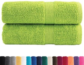 Toalhas de bidé premium SOLUND 2pcs 30x50cm 600 gsm verde maça