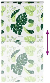 Rolo de Duche Estores com 130x240 cm Largura Tecido 126 cm