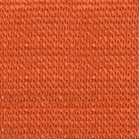Para-sol vela triangular 160 g/m² 3,6x3,6x3,6 m PEAD laranja