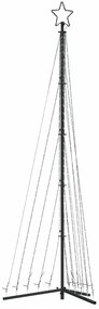 LED Árvore de Natal 495 LEDs Coloridos 300,5 cm