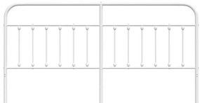 Cabeceira de cama 193 cm metal branco