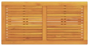 Mesa de Café 70x40x45 cm Madeira de Acácia Maciça