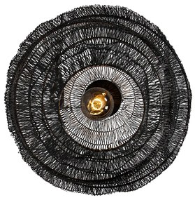 Candeeiro de tecto oriental preto 45 cm - VADI Oriental