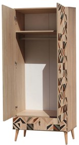 Roupeiro City – Multicolor – 80x190x45 cm