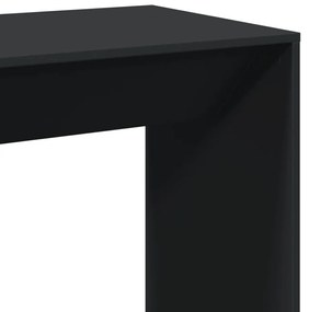 Mesa de bar 102x50x103,5 cm derivados de madeira preto