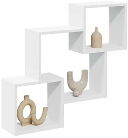 Armário de parede 78x18x71 cm derivados de madeira branco
