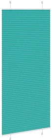 Gasolina verde Plissada Cega 85x200 cm Largura Tecido 84,4 cm