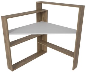 Secretária Kelly – Nogueira/Branco – 93,6 cm x 114 cm