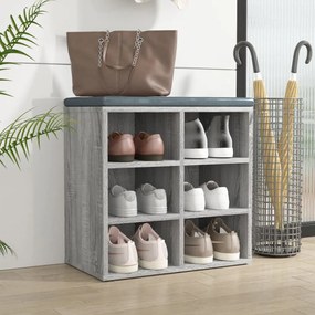 Sapateira 52,5x30x50 cm sonoma cinzento