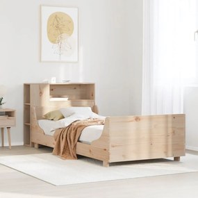 Cama sem colchão 90x190 cm madeira de pinho maciça