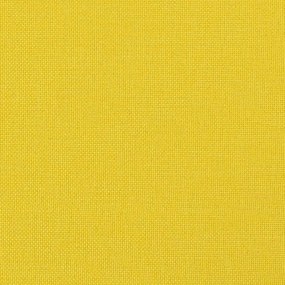 Sofá-cama tecido amarelo-claro