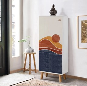 Sapateira Vegas – Branco – 50x135x38 cm