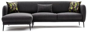 Sofá-Cama de Canto Venus – Antracite – 265x80x163 cm