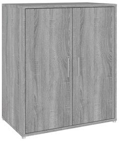 Sapateira 60x35x70 cm derivados de madeira sonoma cinza