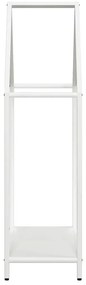Suporte para lenha 60x25x90 cm aço laminado a frio branco