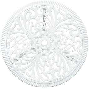 Conjunto de Bistrô de Jardim 3 Peças vidaXL Alumínio Fundido Branco