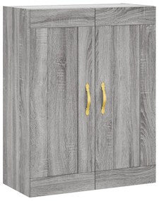 Armário alto 69,5x34x180 cm derivados de madeira sonoma cinza