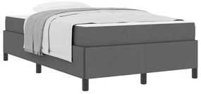 Cama Box Cinza escuro, Preto 120 x 190 cm
