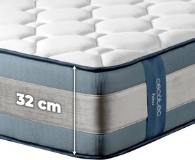 Colchão multicamadas Flow purevital 5990 110x190 com viscoelástico ViscoSense e altura de 32 cm
