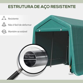 Abrigo Exterior para Jardim Impermeável Modello BoscoFlex – 240x200x20