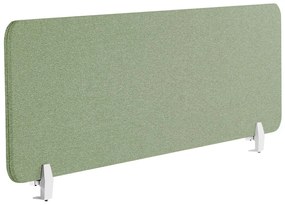 Painel divisor de secretária verde claro 180 x 40 cm WALLY Beliani