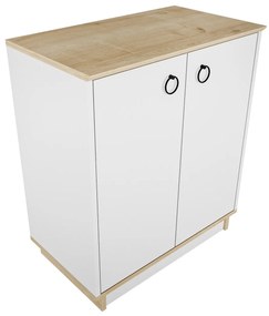 Console Nuanse – Branco Carvalho – 72x83,1x42 cm