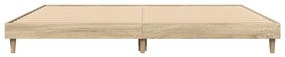 Estrutura cama s/ colchão 180x200cm carvalho sonoma