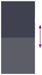 Persiana de enrolar 100x230 cm largura tecido 95,7 cm poliéster