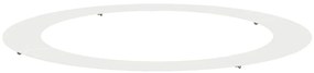 Plantador Grande de Metal Branco Branco Metal Grande Leve