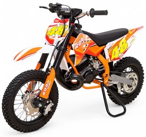 MINI MOTO Crianças MINICROSS gasolina Roan 50M 50cc 9cv 12/10" réplica KTM Laranja