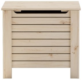 Caixa de arrumação com tampa RANA 60x49x54 cm pinho maciço