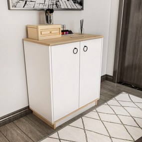 Console Nuanse – Branco Carvalho – 72x83,1x42 cm