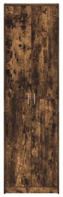 Guarda-roupa Carvalho Fumado 55x25x189 cm Madeira de Engenharia