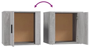 Mesa de cabeceira 50x39x47 cm sonoma cinzento