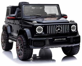 Carro elétrico para Crianças Mercedes G Novo com licença original, bateria, portas que abrem, assento único, motor 2 x, bateria 12 V, controle remoto