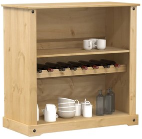 vidaXL Garrafeira Corona 107,5x51x105,5 cm madeira de pinho maciça
