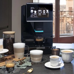 Máquina de café automática compacta Cremmaet Touch OCS com 19 bares e Thermoblock