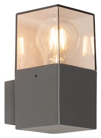 Candeeiro de parede exterior moderno cinzento escuro IP44 - Dinamarca Moderno