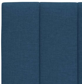 Estrutura de cama sem colchão 80x200 cm azul