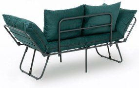 Sofá-cama 2 Lugares Viper – Verde Petróleo – 150x78x60 cm