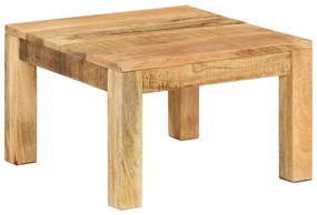 vidaXL Mesa de centro 55x55x35 cm madeira de mangueira maciça