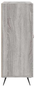 Aparador 69,5x34x90 cm derivados de madeira cinzento sonoma