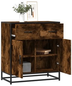 vidaXL Aparador 68x35x76 cm deriv. de madeira carvalho fumado